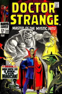 Vintage Marvel Comics Dr. Strange comic book cover