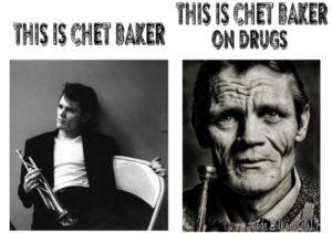 Chet Baker on drugs